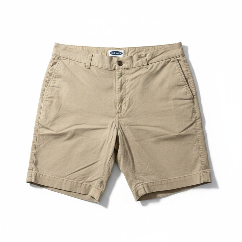 Old Navy Womens 16 Tan Everyday Short Chino Casual Coastal NEW‎